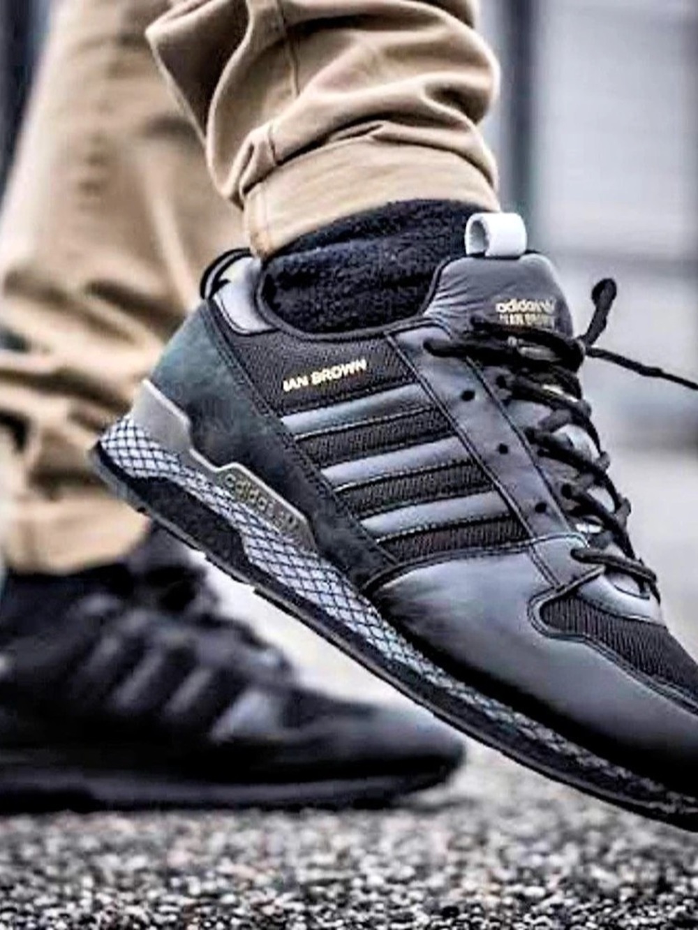 RARE IAN BROWN adidas ZX 500 RM Black US 11 NWT